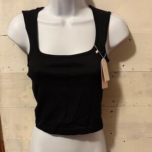 Black Sleeveless Top